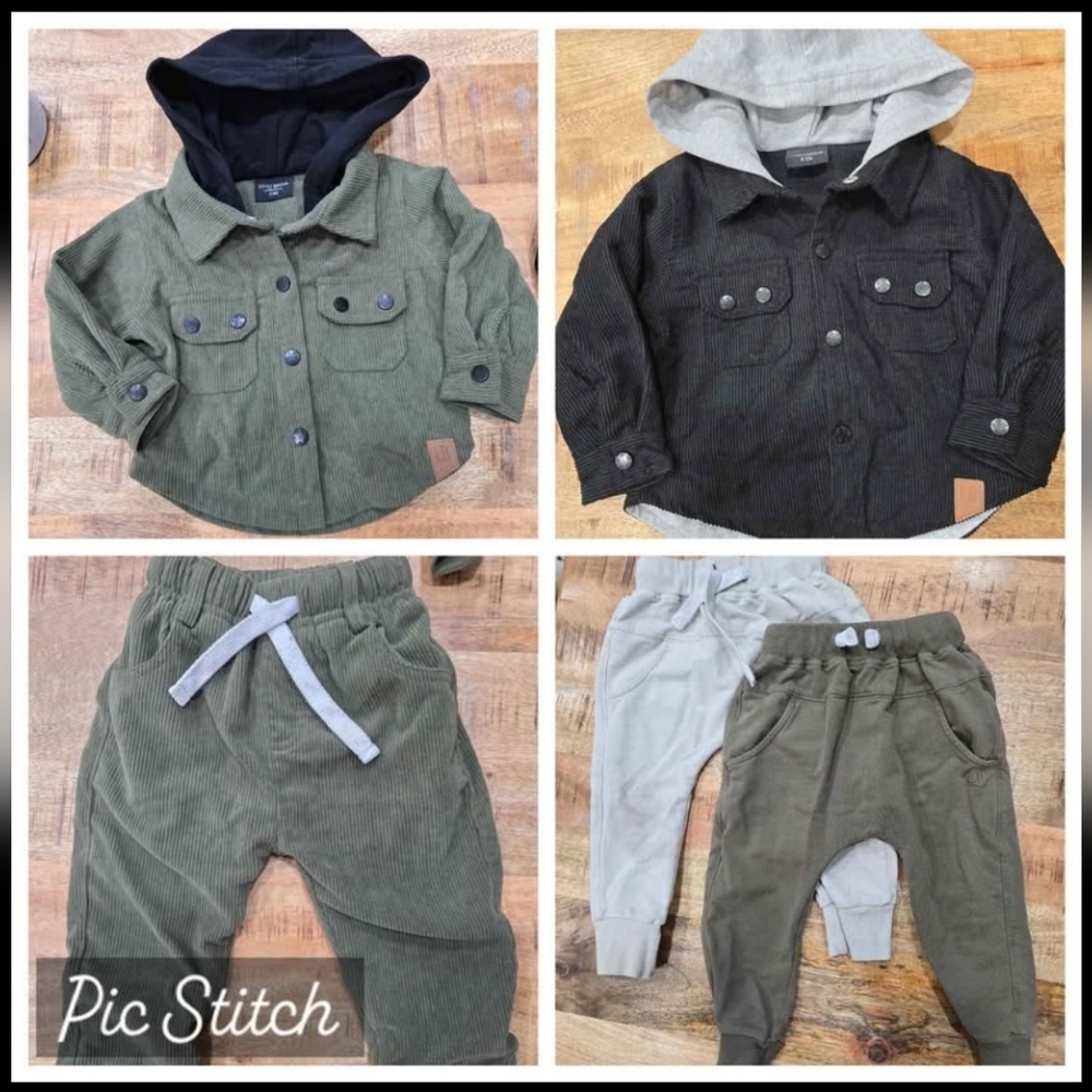 Little Bipsy Courduroy Jacket Pants Sweats